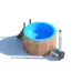 Купель уличная 200х115 см под ключ с печью